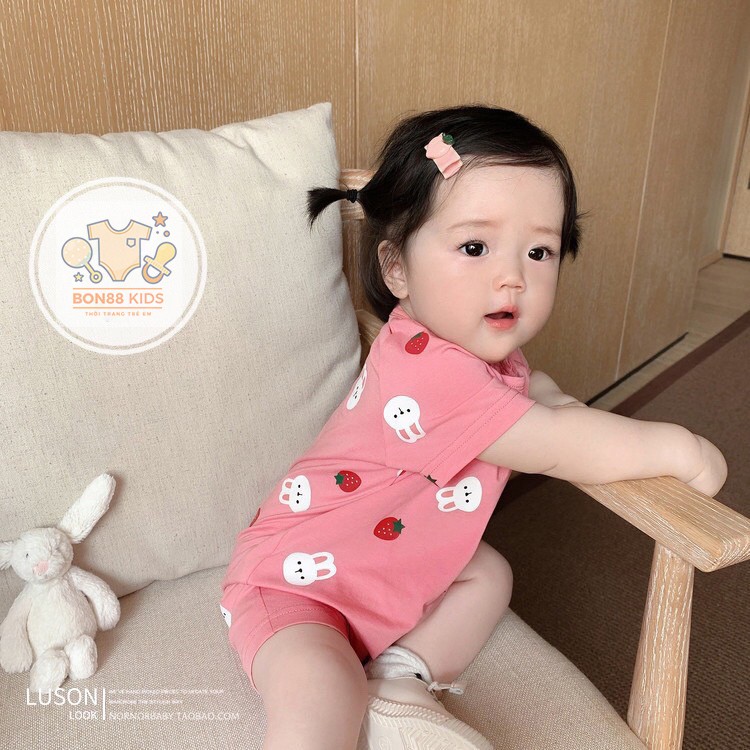 Body mùa hè cho bé gái chất liệu cotton đáng yêu dễ thương (4-14kg) | BigBuy360 - bigbuy360.vn