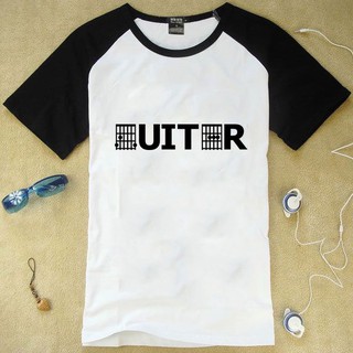 Áo thun ngắn tay in hình hợp âm guitar