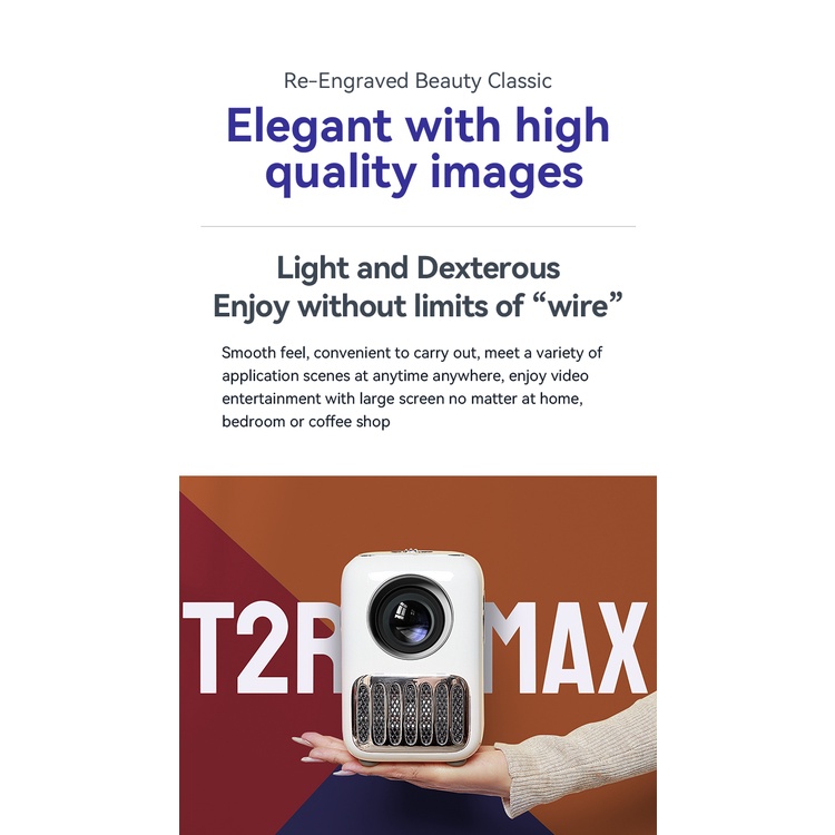 Máy Chiếu Wanbo T2R Max  - BH chính hãng 12 tháng