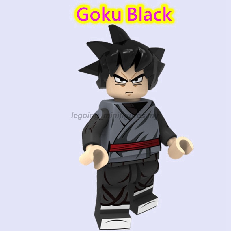 Khối lego lắp ráp hình nhân vật Son Goku Vegeta Majin Buu Cell trong phim hoạt hình Dragon Ball