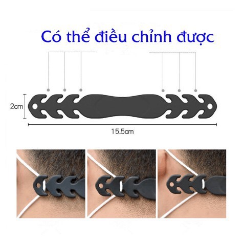 Quai Đeo Khẩu Trang, Tai Giả, Chống Đau Tai - Chất Liệu Silicone Mềm (1 Cái Màu Ngẫu Nhiên)