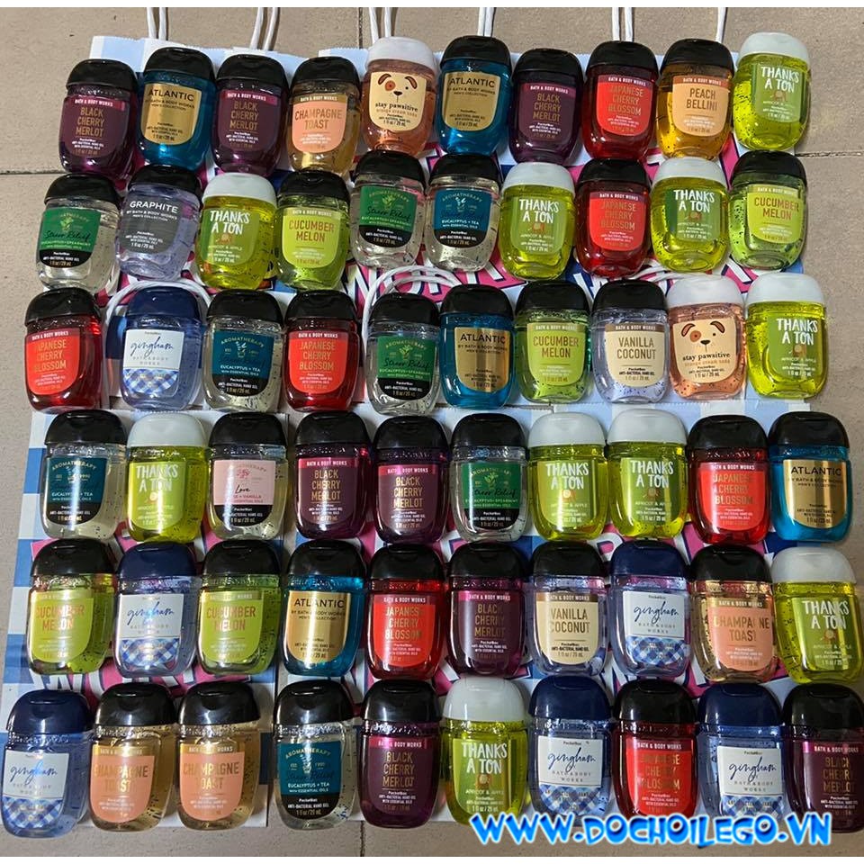 Bath & Body Works Gel rửa tay tay khô - Hàng Mỹ 2020 có bill.