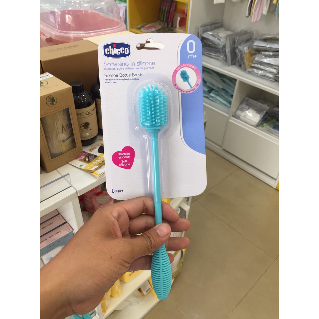 Cọ rửa bình sữa và phụ kiện silicone Chicco