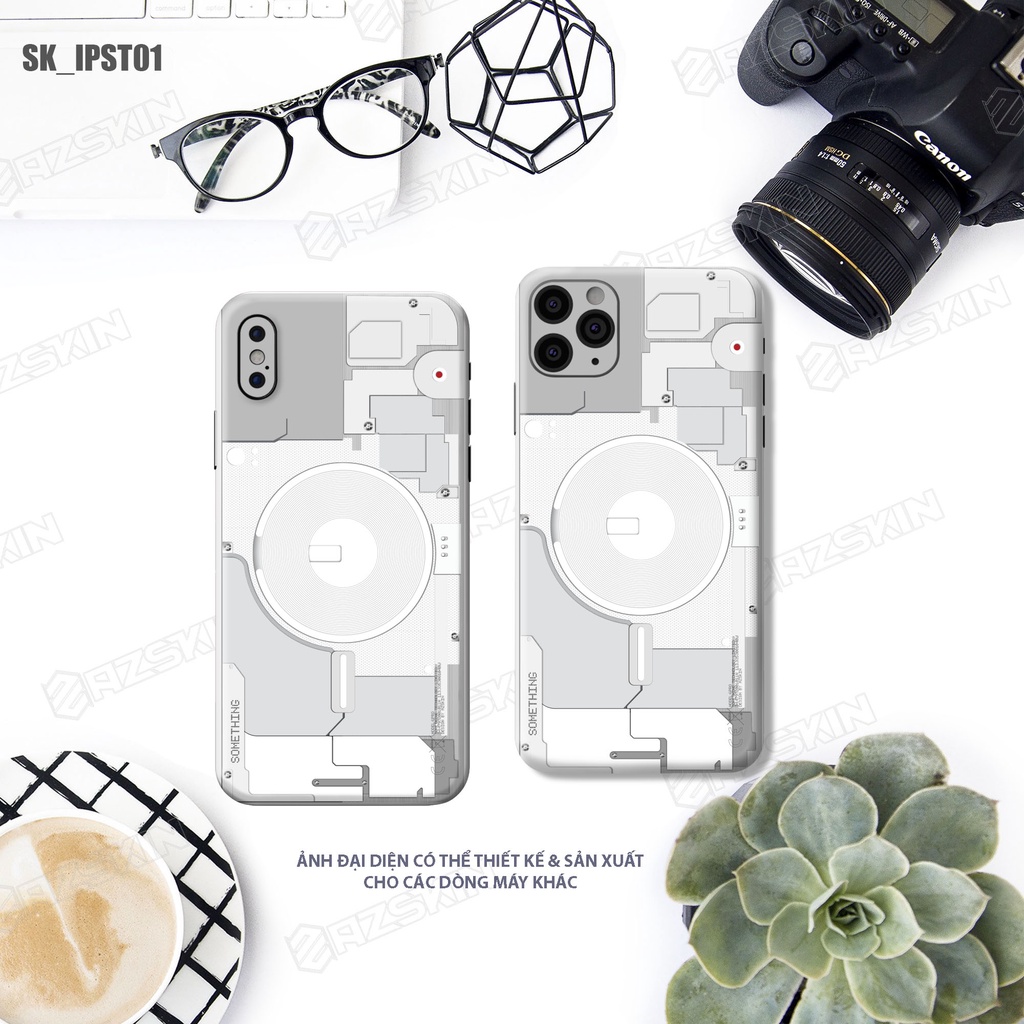Miếng Dán Skin SOMETHING Phone Dành Cho Tất Cả Mọi Dòng IPhone |SK_IPST01| Chất Liệu Miếng Dán Cao Cấp, Khuôn Cắt CNC