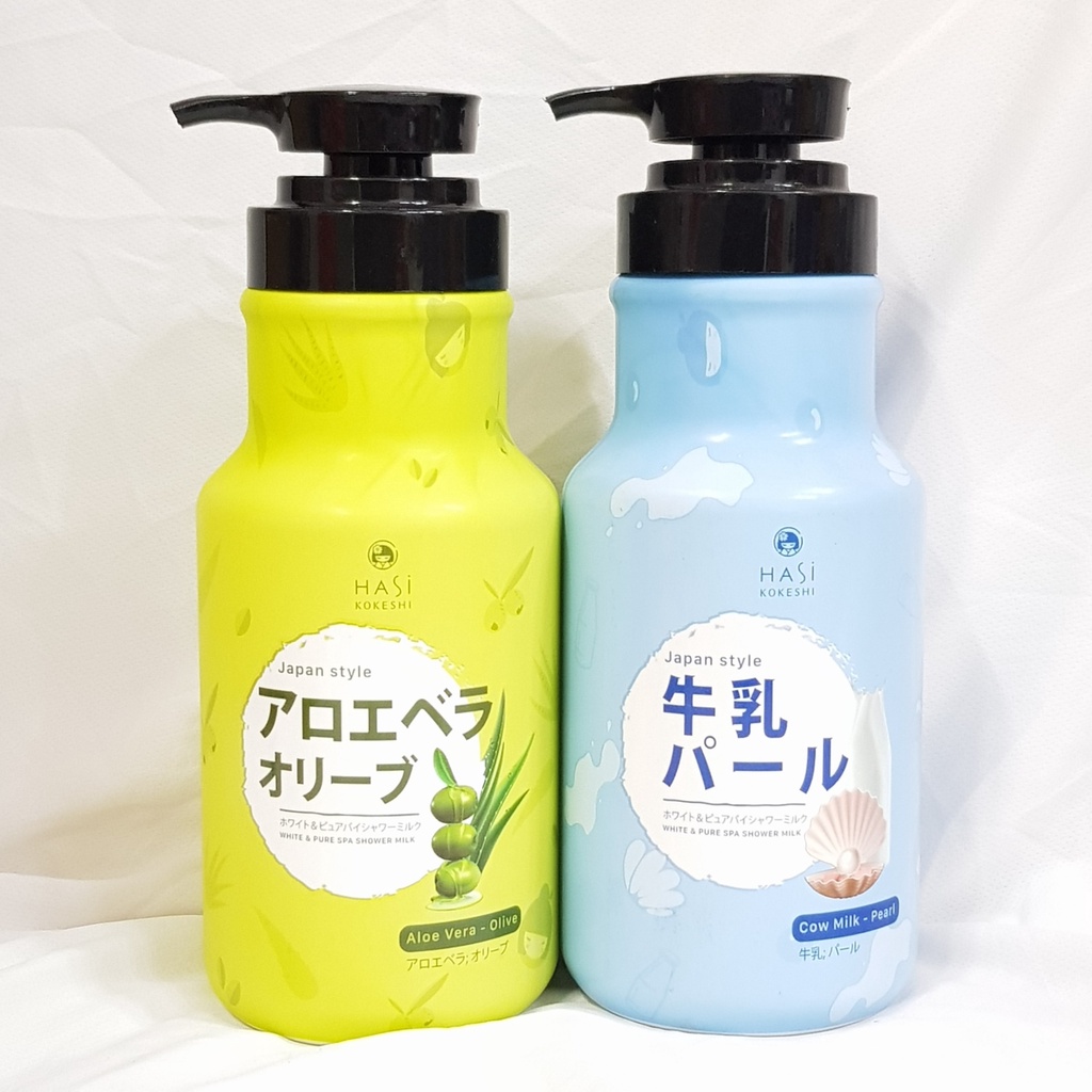 Sữa Tắm Hasi Kokeshi Dưỡng Ẩm, Làm Sáng Da Chiết Xuất Thiên Nhiên 600ml - 950ml