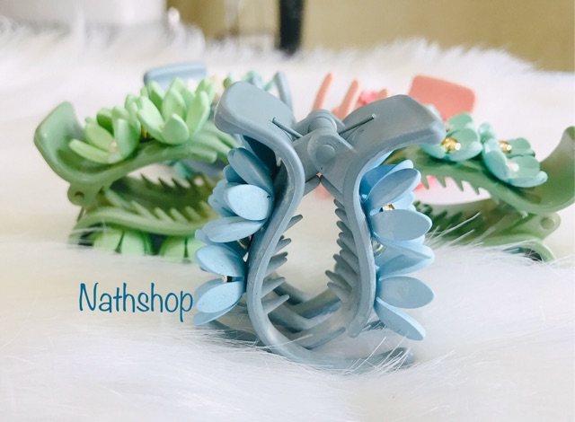 Kẹp càng cua bông hoa Handmade 5 răng