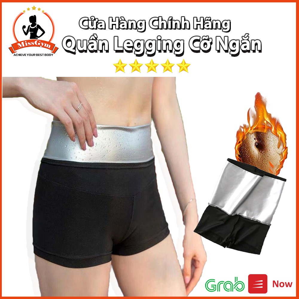 (Sale sốc) Quần legging cỡ ngắn MissGym đánh tan mỡ bụng, sau 1 tuần giảm 0.5cm(Cỡ ngắn)