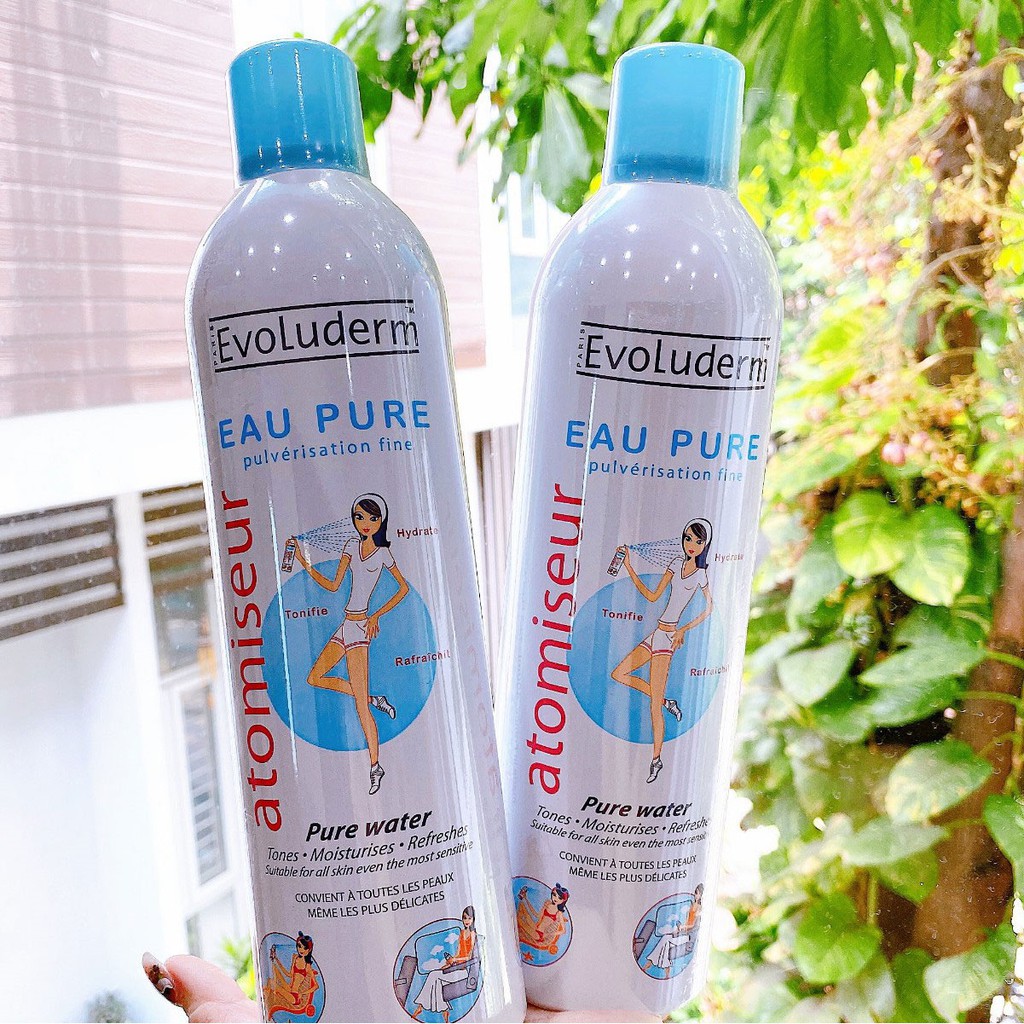 Xịt Khoáng Cấp Ẩm Làm Dịu Da Evoluderm Pháp 400ml | BigBuy360 - bigbuy360.vn