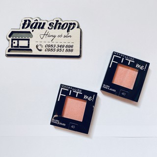 Phấn Má Hồng Mịn Nhẹ Tự Nhiên Giữ Màu Chuẩn Fit Me Blush Maybelline New York 4.5g