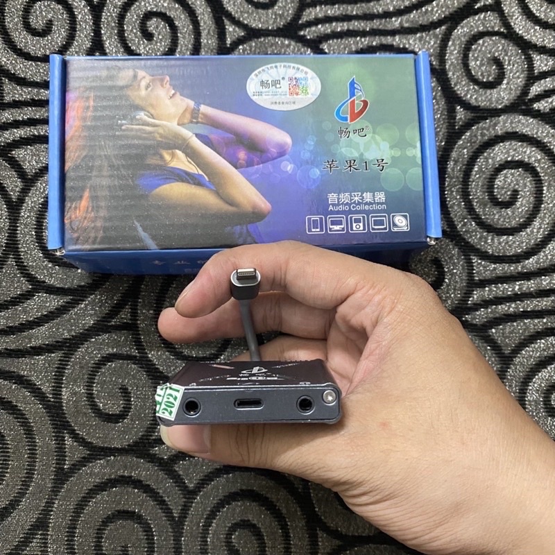 Cục Chuyển Đổi Chuyên livestream BIGO-FB Chân ĐT táo sang 3.5 2in1 Vừa Sạc Vừa Live cho tiện lợi ko rè hàng xịn