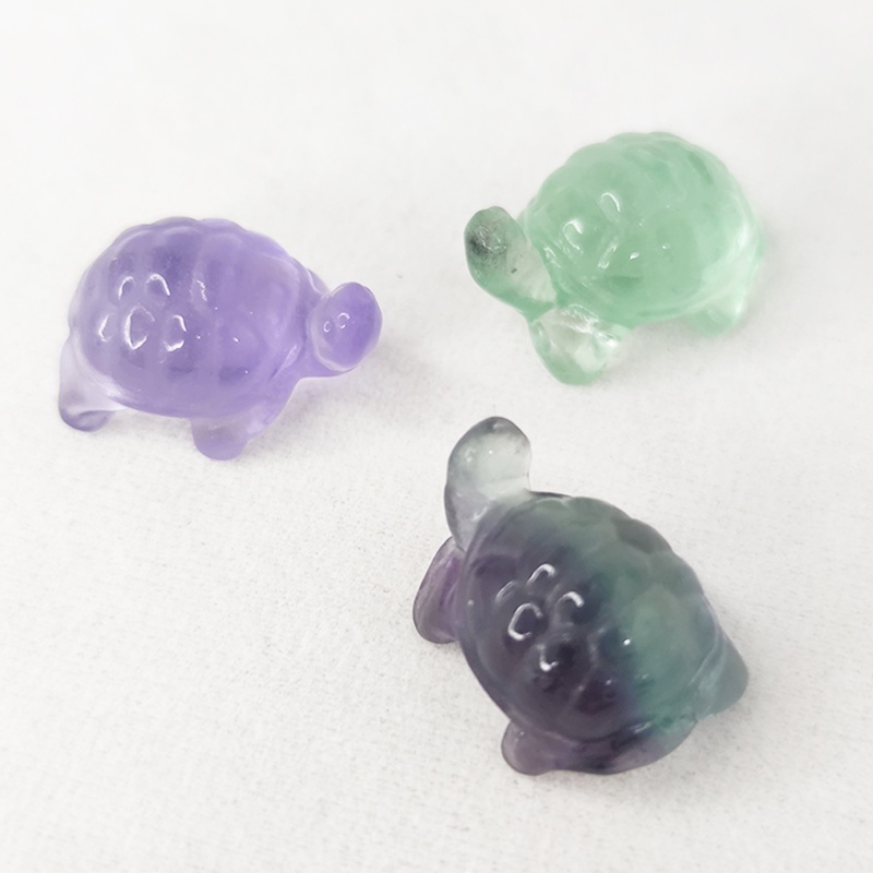 Đá Pha Lê Fluorite Tự Nhiên Mini Nhiều Màu Hình Dạng Dễ Thương Dùng Làm Đồ Thủ Công