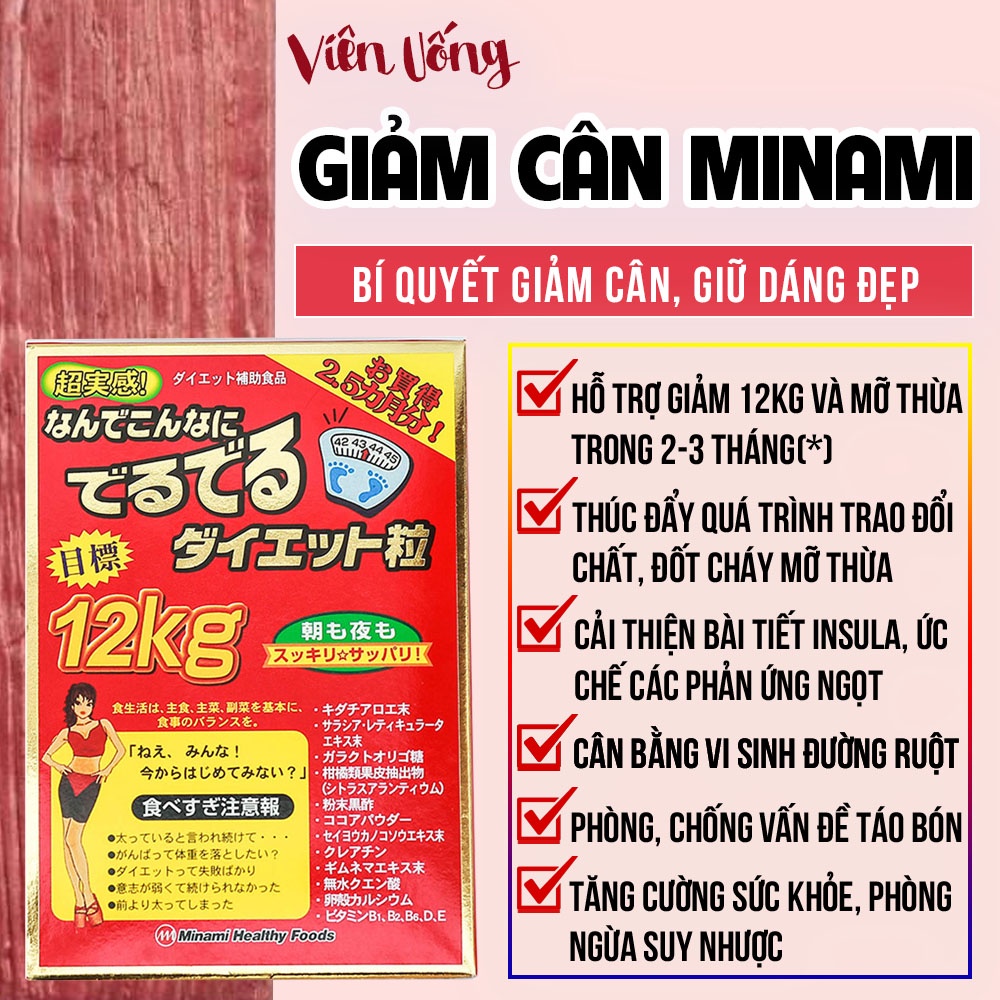 Giảm cân 12kg Deru Deru Diet Minami Nhật Bản