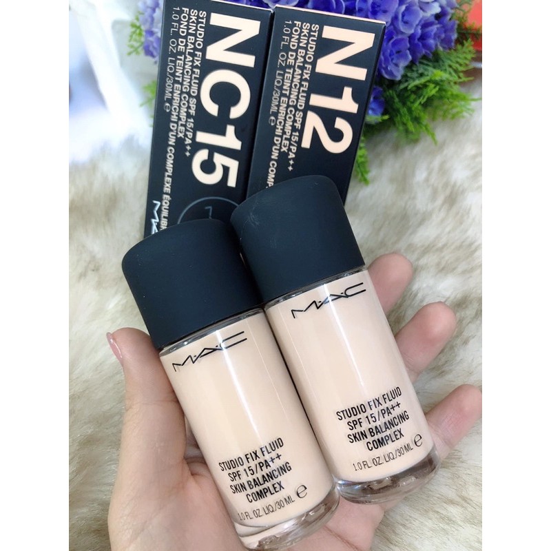 Kem nền MAC STUDIO FIX FLUID SKIN BALANCING Spf 15 - tone N12, NC15, NC20