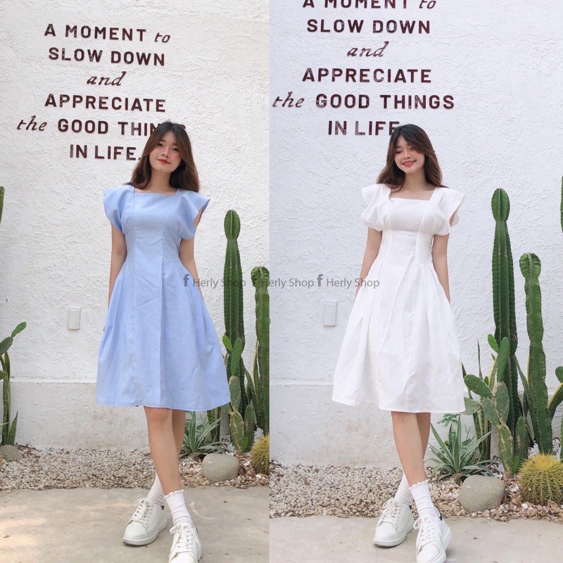 ĐẦM MIDI CÁNH DƠI FORM A