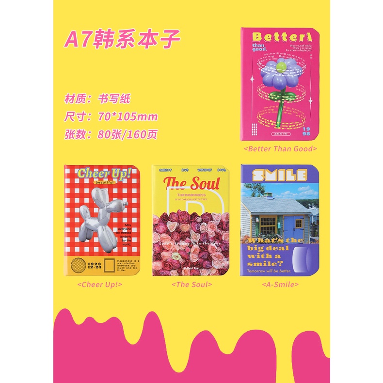 Sổ Tay Nhật Ký Khổ A7 80 Tờ Phong Cách Cổ Điển