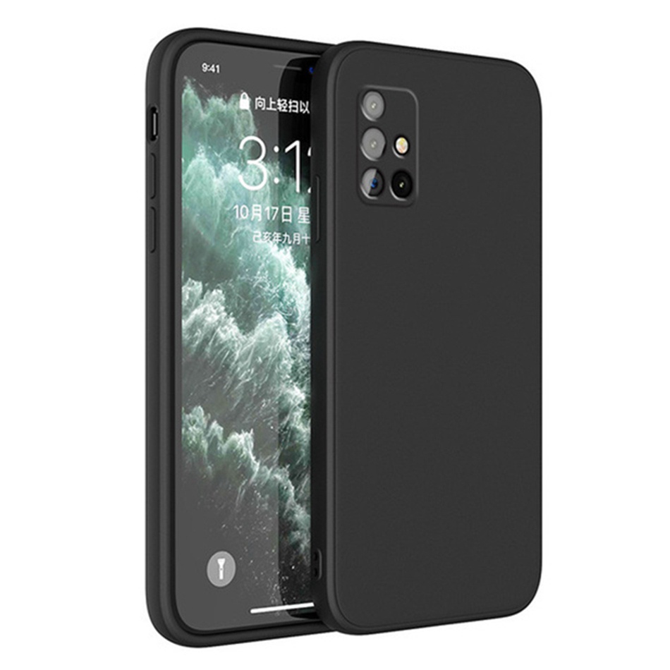 Ốp Điện Thoại Silicone Mềm Dáng Vuông Cho Samsung Galaxy A12 A11 A52 A51 A50 A71 A20S A22 A32 4G 5G