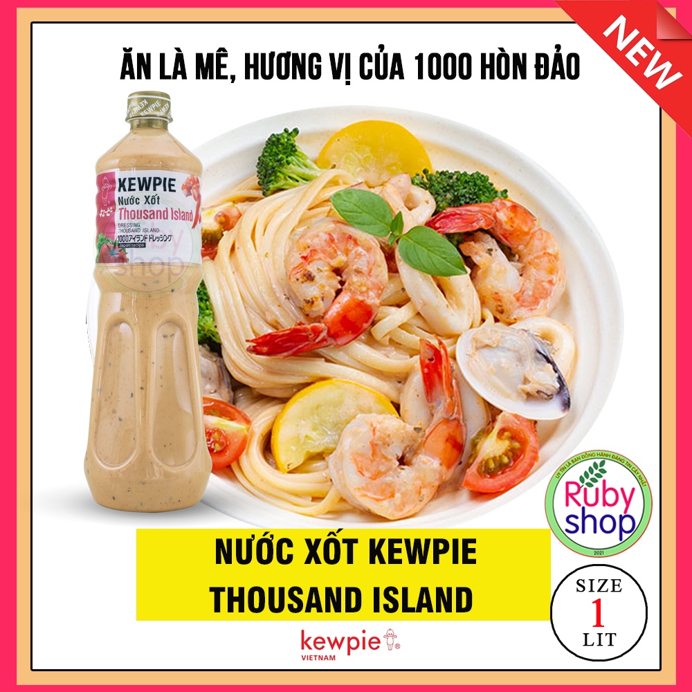 NƯỚC XỐT THOUSAND ISLAND KEWPIE SIZE 1 LIT - Chuyên mì ý, pasta, hải sản