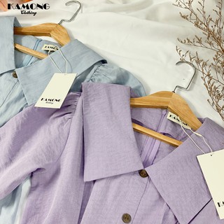 Đầm xếp ly eo cổ thuỷ thủ KAMONG D053