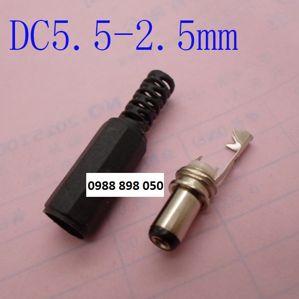 Đầu cắm nguồn DC 5.5-2.1 / 2.5 / 4.0-1.7 / 4.81.7 / 3.5 / 6.3mm Đầu nối DC