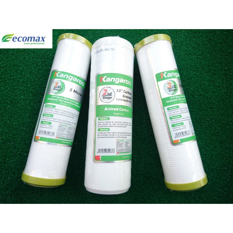 Bộ 3 Lõi Lọc Nước Kangaroo | BigBuy360 - bigbuy360.vn