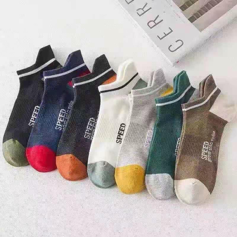 10 Đôi tất cotton len trong túi zip hàng đẹp