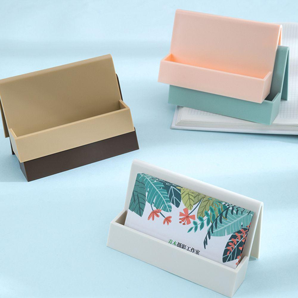 AUGUSTINA Giá Đỡ Thẻ Bằng Nhựa Sức Chứa Lớn Để Bàn Trang Trí Văn Phòng