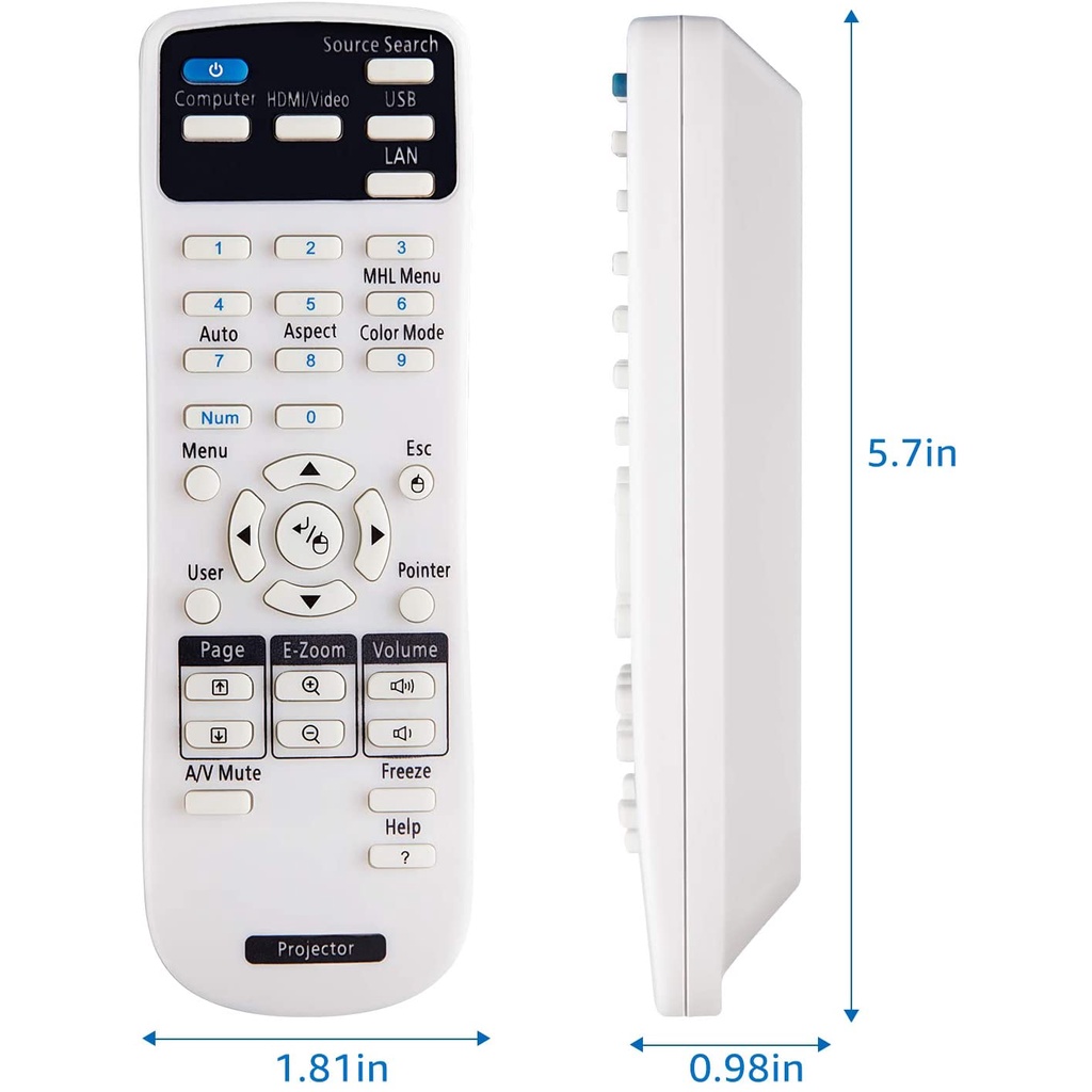 Điều Khiển Từ Xa Cho Máy Chiếu Epson EB EMP EX VS H Brightlite Series