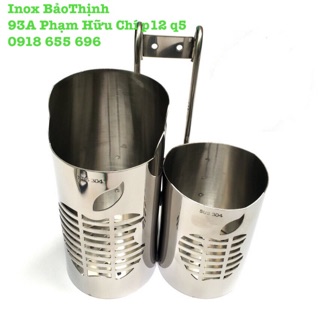 Ống đũa hình táo 1 ngăn-2 ngăn (inox 304)
