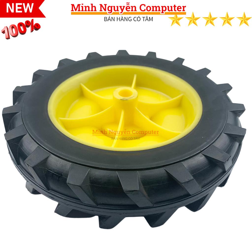 [Thanh Lý] Bánh xe đẩy hàng, xe nước mía, đường kín 19cm cao su đúc, hàng nhập khẩu canada - Minh Nguyễn