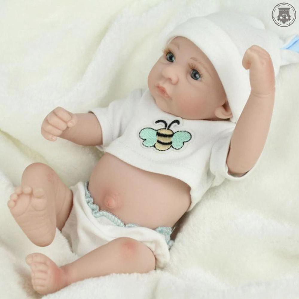 Búp Bê Em Bé Sơ Sinh 10 Inch Mềm Mại Giống Thật