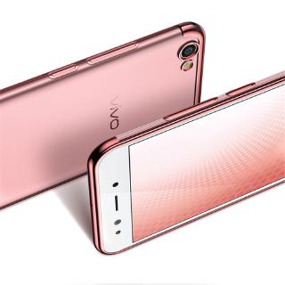 Ốp Lưng Silicone Trong Suốt Viền Màu Sang Trọng Cho Vivo Y79 V7 Plus Y79a Y75s Y73 Y69 Y71 Y71a