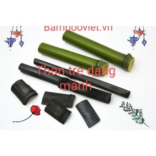 Than tre hoạt tính dạng miếng