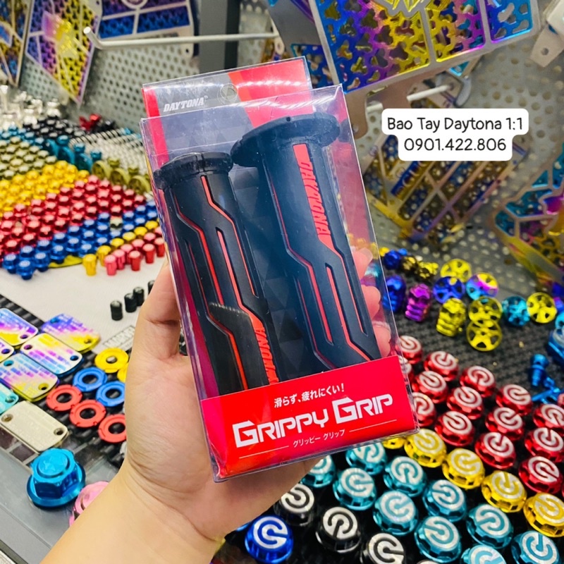 [ Tặng Gù Nhôm Màu ]Bao Tay Daytona Mẫu Mới 2021