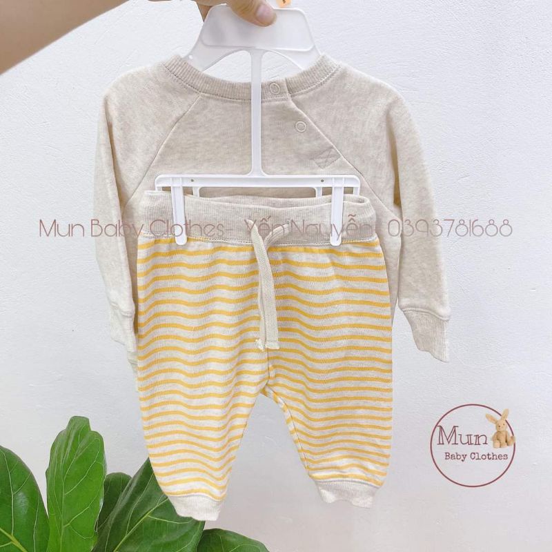 BỘ GẤU POOH VÀNG H&M BÉ TRAI