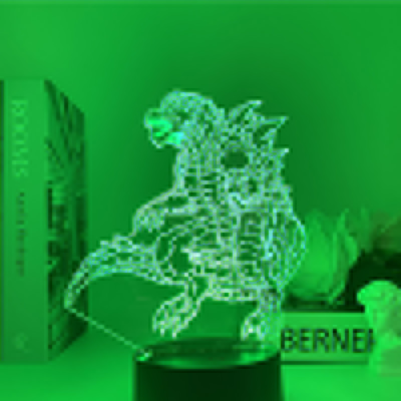 Đế đèn ngủ/ Bảng đèn cảm ứng hình Godzilla với King Kong thời trang cho bé trai