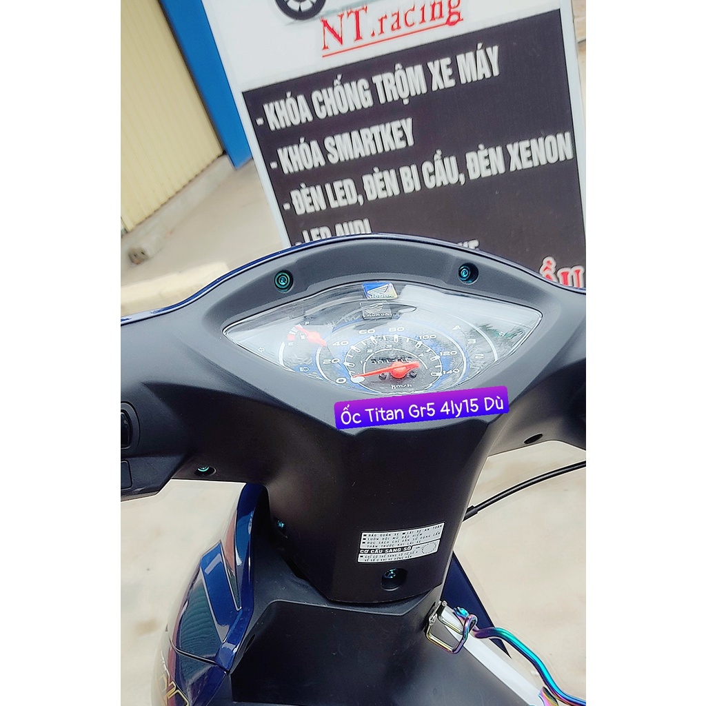 Ốc Titan Gr5 4ly Dù gắn nắp dầu ốp dầu xe máy wa rsx