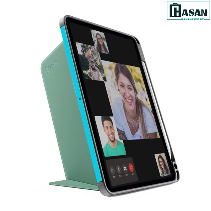 Bao da iPad Pro 12.9 inch chính hãng TOMTOC (USA) từ tính đa góc SMART-TRI-B02-004 hỗ trợ sạc không dây APPLE PENCIL