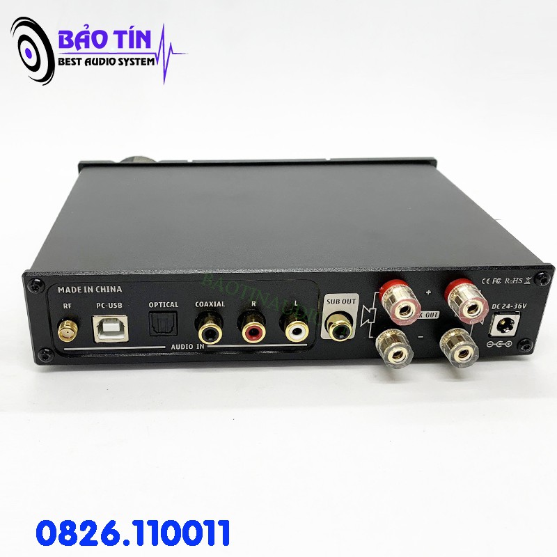 Âm Ly tích hợp giải mã 24bit /192khz công suất 120W mỗi kênh nghe nhạc cực hay
