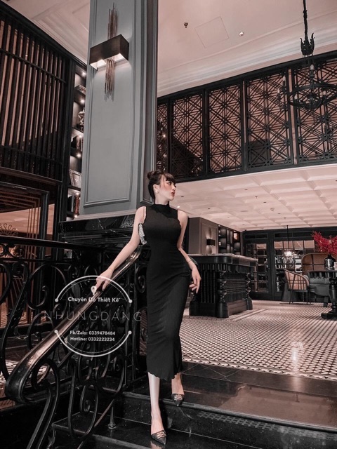 VÁY BODY SÁT NÁCH CỔ LEO MS14201 | BigBuy360 - bigbuy360.vn