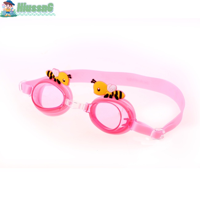Kính Bơi Chống Tia UV In Họa Tiết Con Ong Hoạt Hình Cho Bé