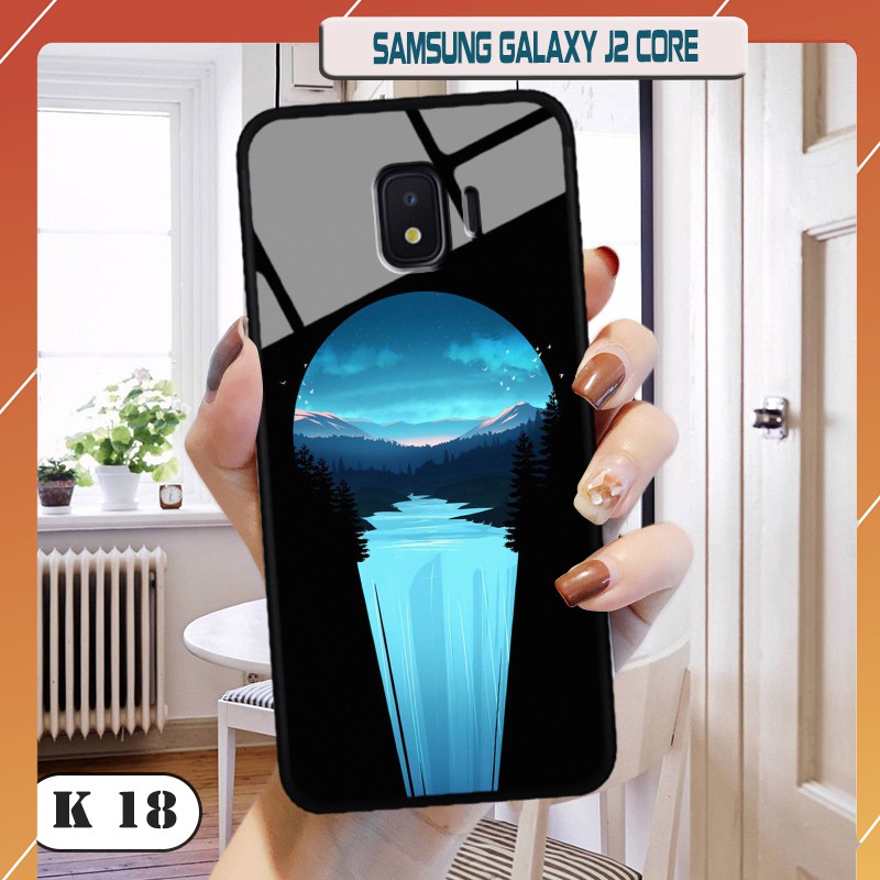 Ốp lưng kính 3D cao cấp Samsung Galaxy J2 Core