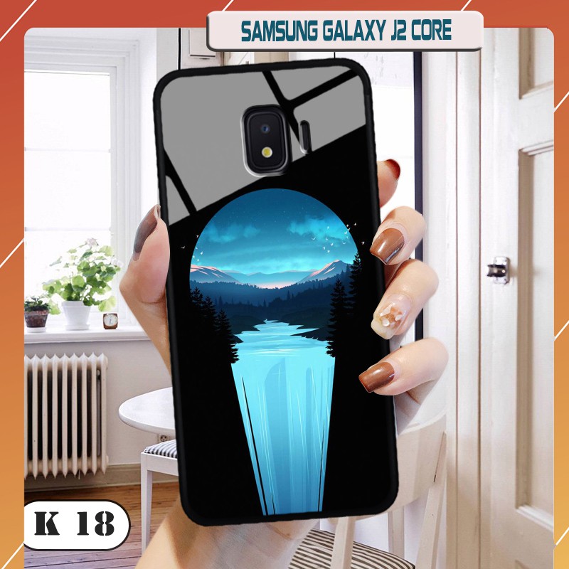 Ốp lưng kính 3D cao cấp Samsung Galaxy J2 Core