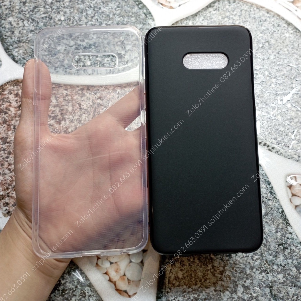 Ốp lưng LG V50s / LG G8X loại dẻo đen và dẻo trong cao cấp bền đẹp