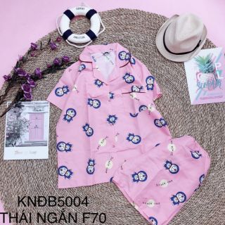 Đồ bộ kate thái quần ngắn
