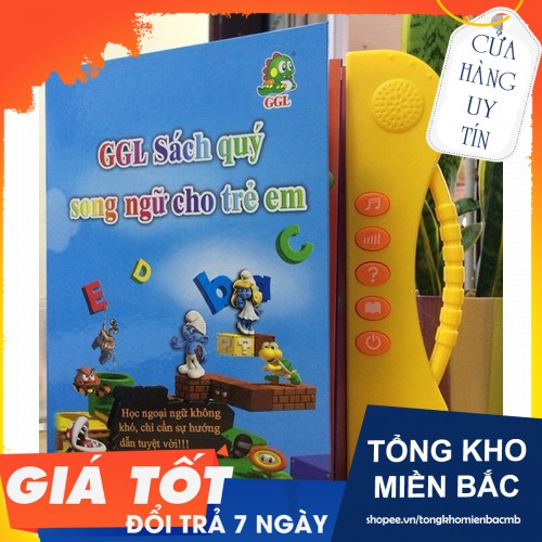 Sách Nói Điện Tử Song Ngữ Anh- Việt Giúp Trẻ Học Tốt Tiếng Anh
