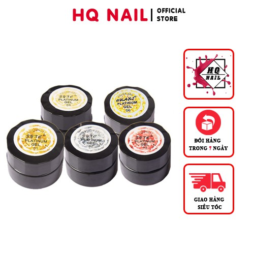 Gel nhũ viền trang trí, tạo điểm nhấn cho móng cực xinh