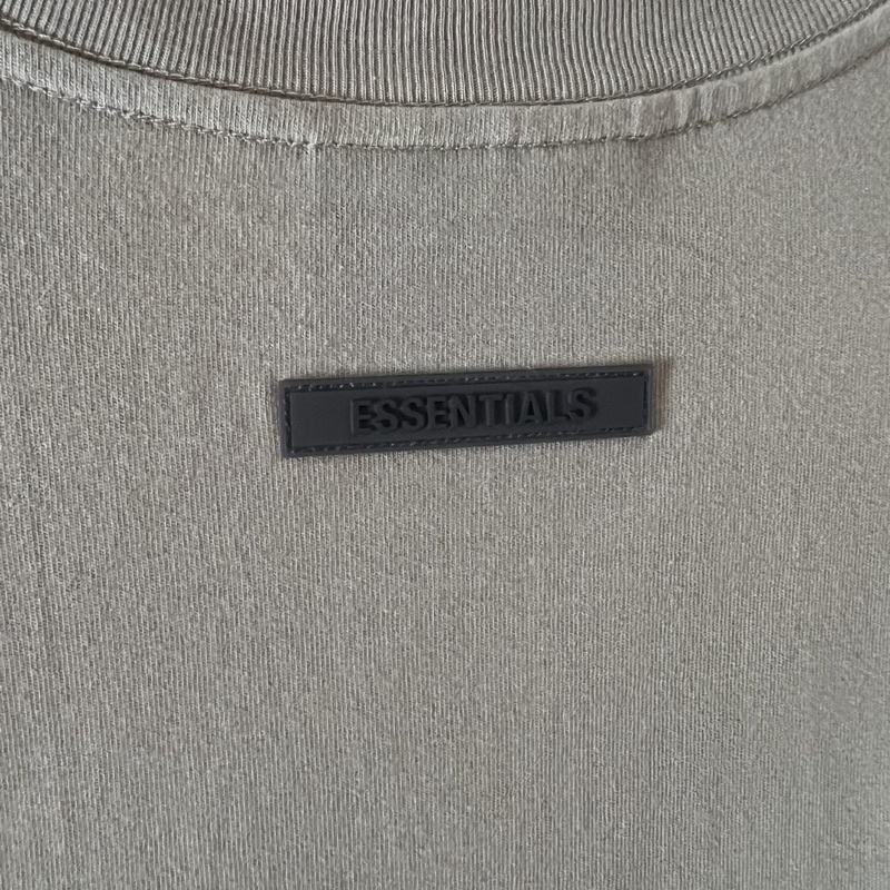 Set đồ Fear Of God FOG Essentials SS21 Taupe bản cao cấp, Bộ đồ mùa hè FOG Essentials form rộng oversize