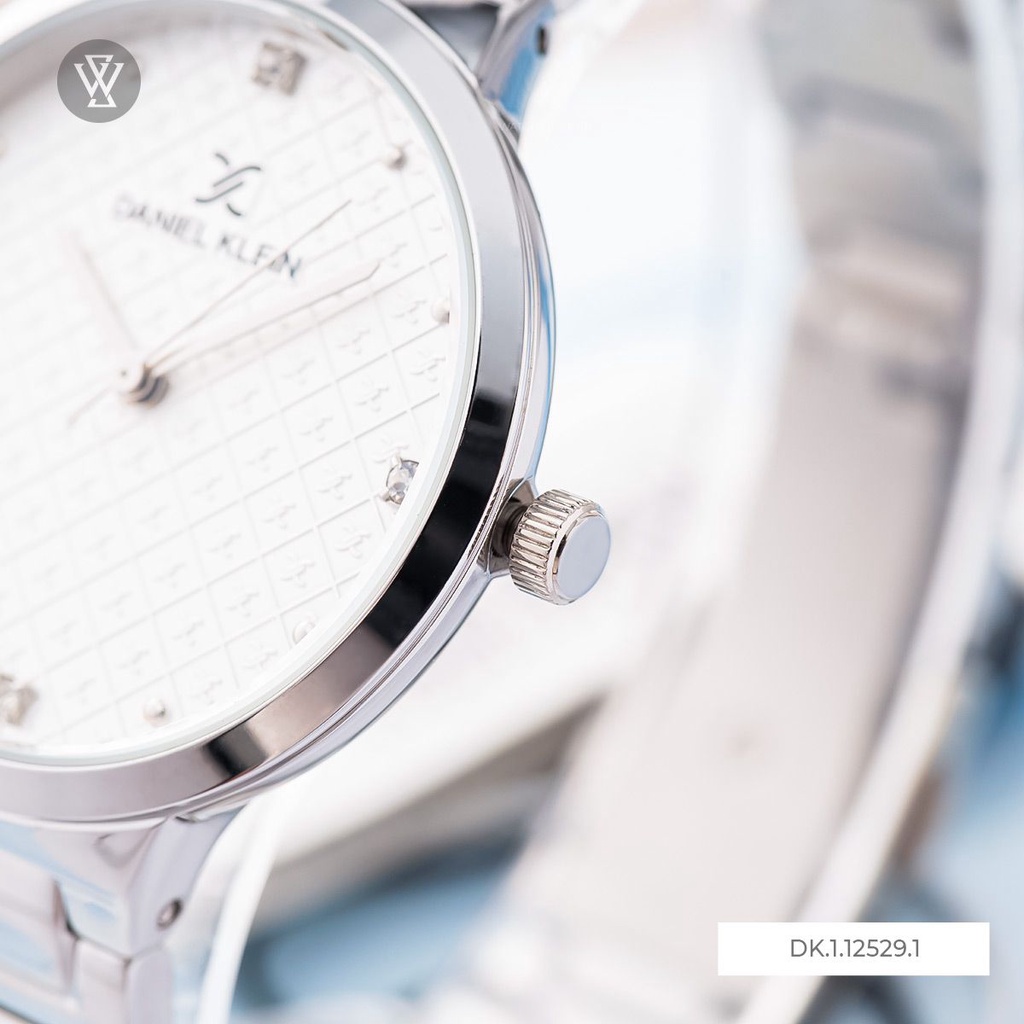 Đồng Hồ Quartz Nữ Daniel Klein Premium Ladies WATCHSTORE DK.1.12529.1 Mặt Kính Khoáng 34mm, Dây Kim Loại, Vỏ Thép