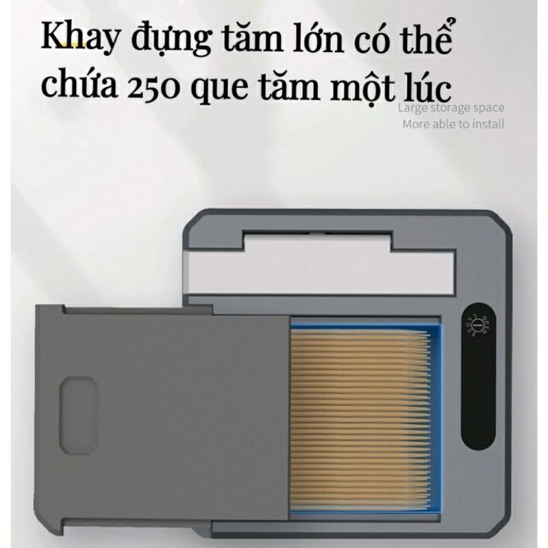 Hộp để tăm thông minh cảm biến hồng ngoại, tự động lấy tăm tự đông