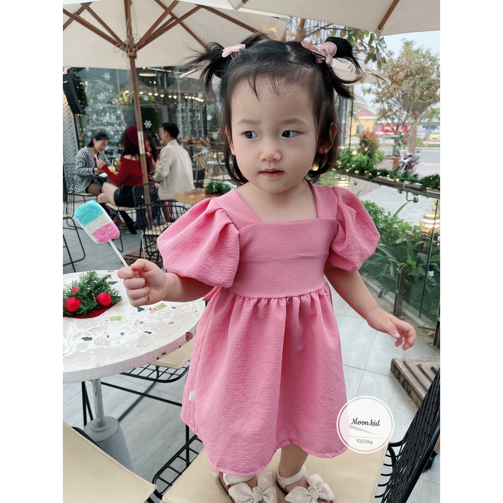 Váy đầm công chúa chất đũi xốp cao cấp cho bé gái